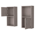 White Oak 2 Bathroom Medicine Cabinets With Open Shelf White Oak 1 1 Up To 17 In Up To 23 In Bathroom Wall Mounted 5 10 Inches Wood