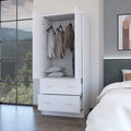 White 2 Drawer Wardrobe White White Bedroom Wood