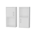 White 2 Bathroom Medicine Cabinets With Open Shelf White 1 1 Up To 17 In Up To 23 In Bathroom Wall Mounted 5 10 Inches Wood