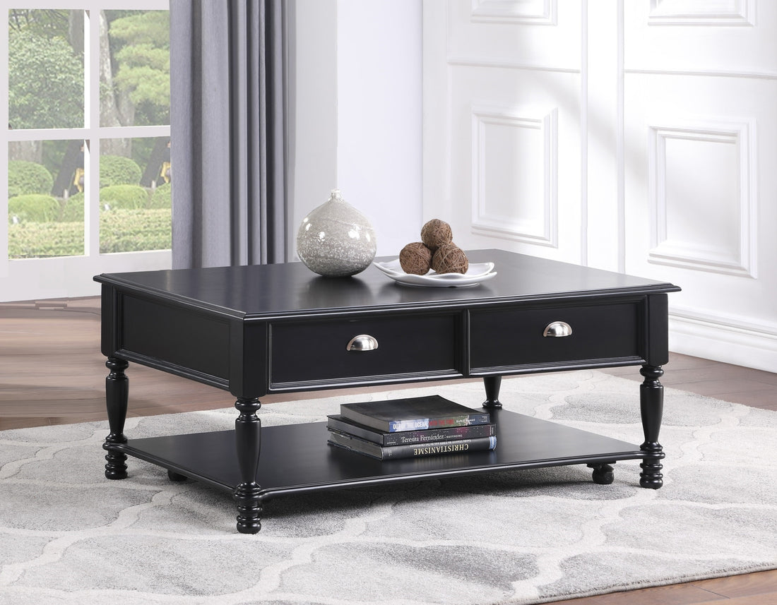 Classic Design Black Finish Lift Top Cocktail Table With Casters Bottom Shelf Wooden Traditional Living Room Furniture Black Primary Living Space Classic,Traditional Rectangular Coffee & End Tables Wood