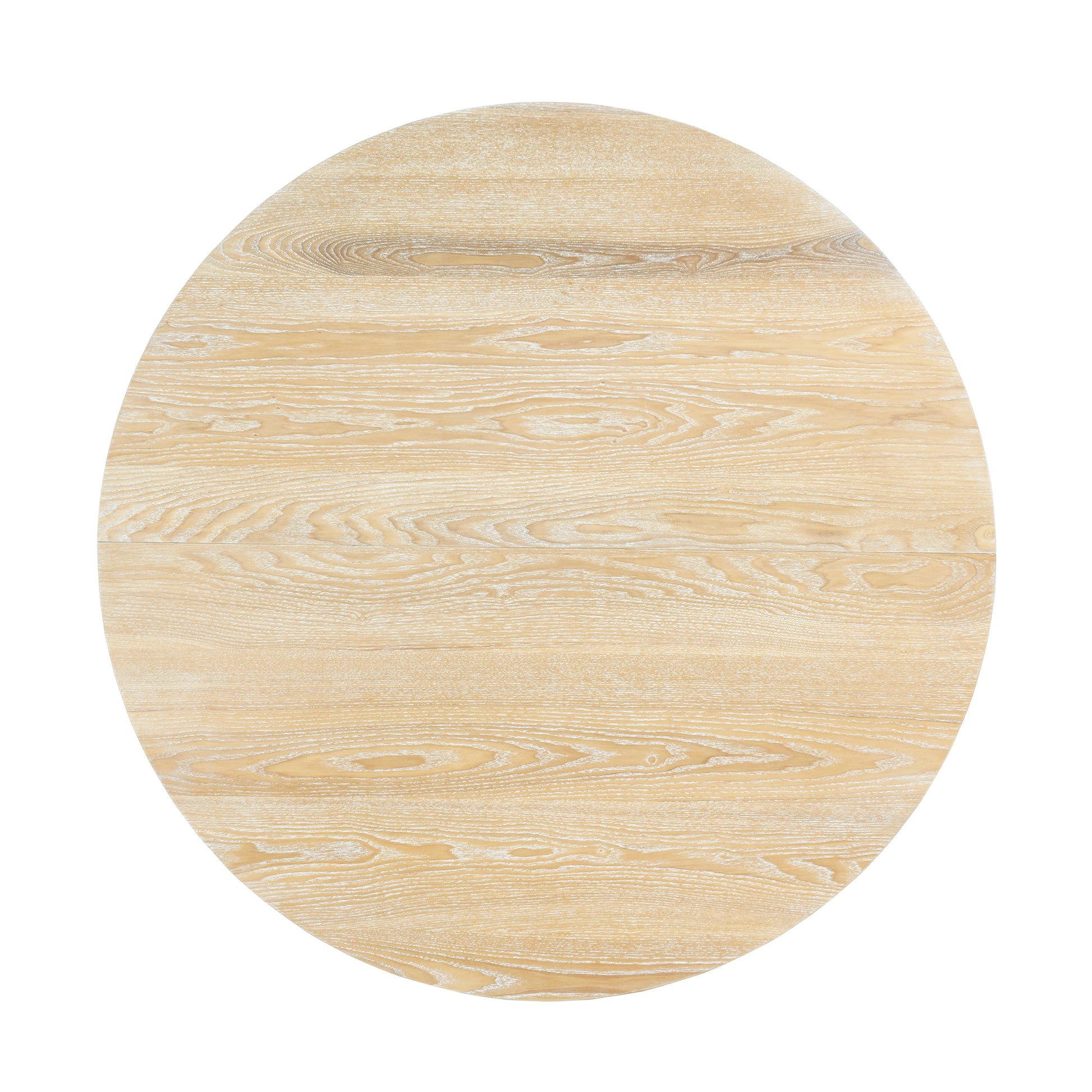 Mid Century 5 Piece Extendable Round Dining Table Set With 15.7" Removable Leaf And 4 Cross Back Dining Chairs, Natural Wood Dining Room Extendable Rubberwood Oval Dining Table With Chair Wood Wood Natural Seats 4 Removable Leaf Mid Century Modern Oval