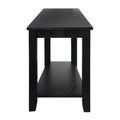 Contemporary Black Finish Chairside Table With Lower Shelf Wedge Shape Wooden Furniture 1Pc Side Table Black Contemporary Open Storage Coffee & End Tables Wood