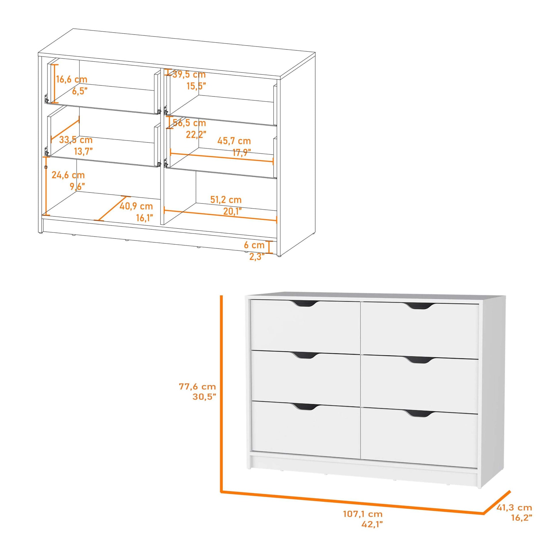 White 4 Drawer Dresser White White Bedroom Wood