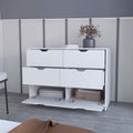 White 4 Drawer Dresser White White Bedroom Wood