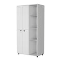 White 1 Drawer Armoire Closet White Bedroom Wood