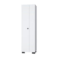 White Storage Shelves Broom Cabinet Standard 5 Or More Shelves White White Primary Living Space Shelves Included Wood