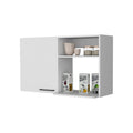 White 2 Wall Cabinet White Wood