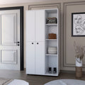 White 1 Drawer Armoire Closet White Bedroom Wood