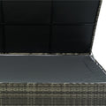 Outdoor Storage Box, 200 Gallon Wicker Patio Deck Boxes With Lid, Outdoor Cushion Storage For Kids Toys, Pillows, Towel No Sectional Grey Mildew Resistant Frame Mildew Resistant Cushion Garden & Outdoor American Traditional Pe Rattan Iron Waterproof