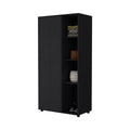 Black 1 Drawer Armoire Closet Black Bedroom Wood