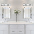 Bathroom Vanity Lighting 3 Light LED Vanity Lights chrome-modern-acrylic-stainless steel