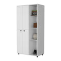 White 1 Drawer Armoire Closet White Bedroom Wood