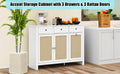 Tilt Out Trash Cabinet, Rattan Kitchen Trash Can