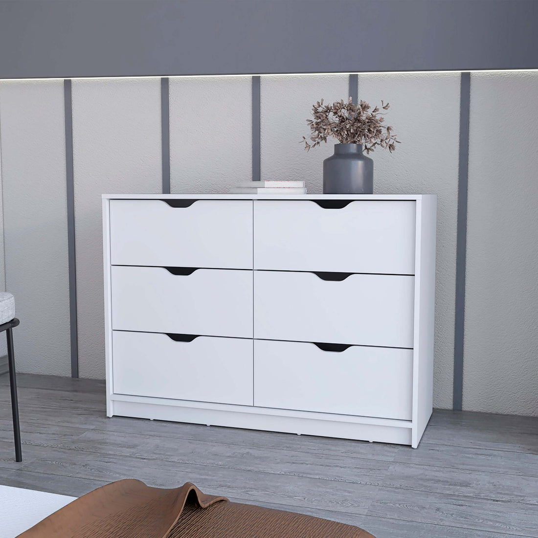 White 4 Drawer Dresser White White Bedroom Wood