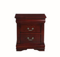 Louis Philippe Nightstand In Cherry 23753A Cherry Solid Wood