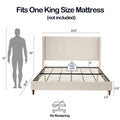 Peyton Upholstered King Bed 54
