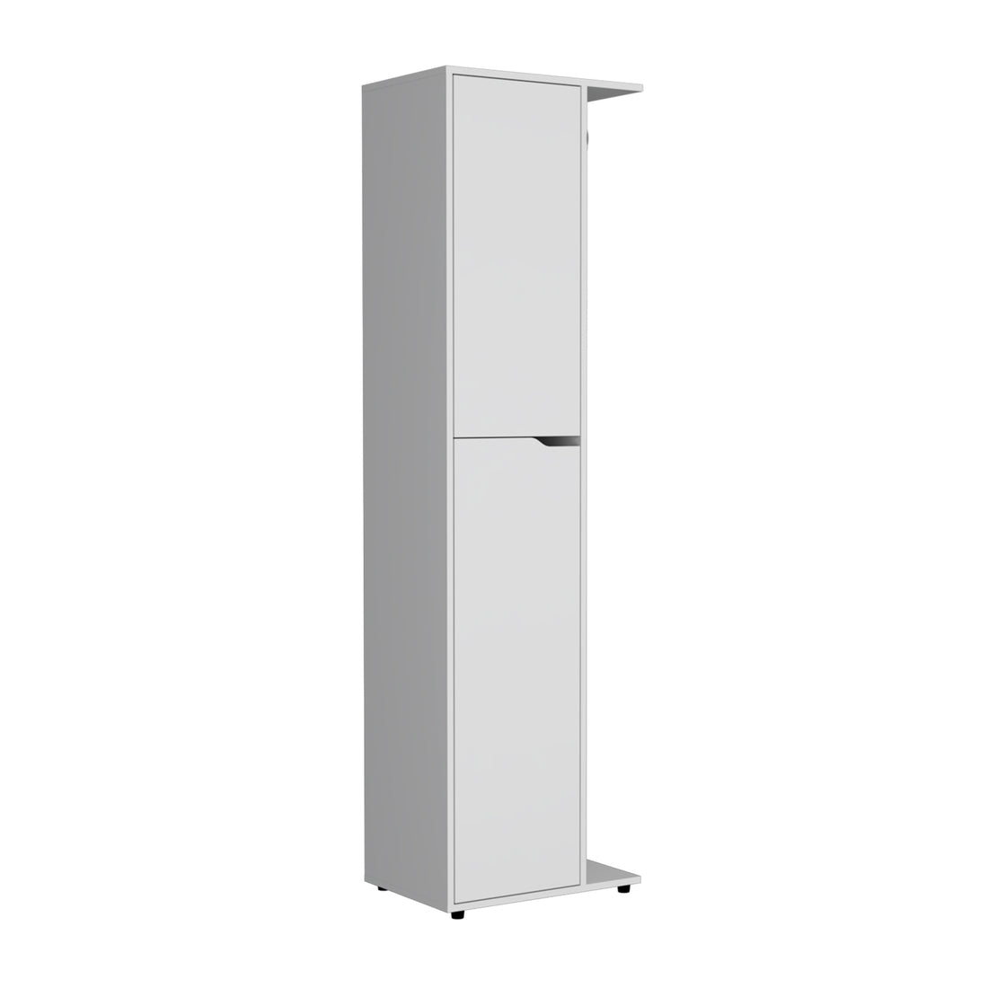 71.3" H Broom Storage Closet With One Door, Four