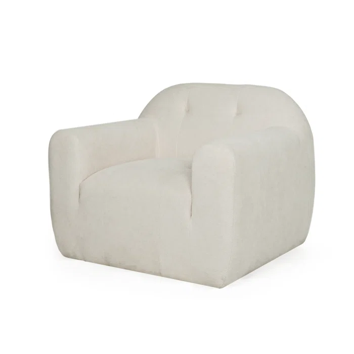 Club Chair Cream Fabric