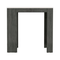 Smokey Oak And Ibiza Marble Counter Height Table Top Kitchen Island Gray Gray Kitchen Rectangular Stationary Kitchen Islands Wood Small Less Than 40In