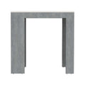 Concrete Gray And Ibiza Marble Counter Height Table Top Kitchen Island Gray Gray Kitchen Rectangular Stationary Kitchen Islands Wood Small Less Than 40In