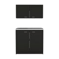 Perseus Cabinet Set - Black Kitchen Modern