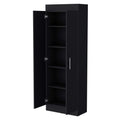 Olivia Black 5 Shelf Storage Pantry Cabinet -