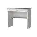 White Storage Desk With Drawer And Shelf White White Computer Desk Office Freestanding Rectangular Drawers Desk Wood