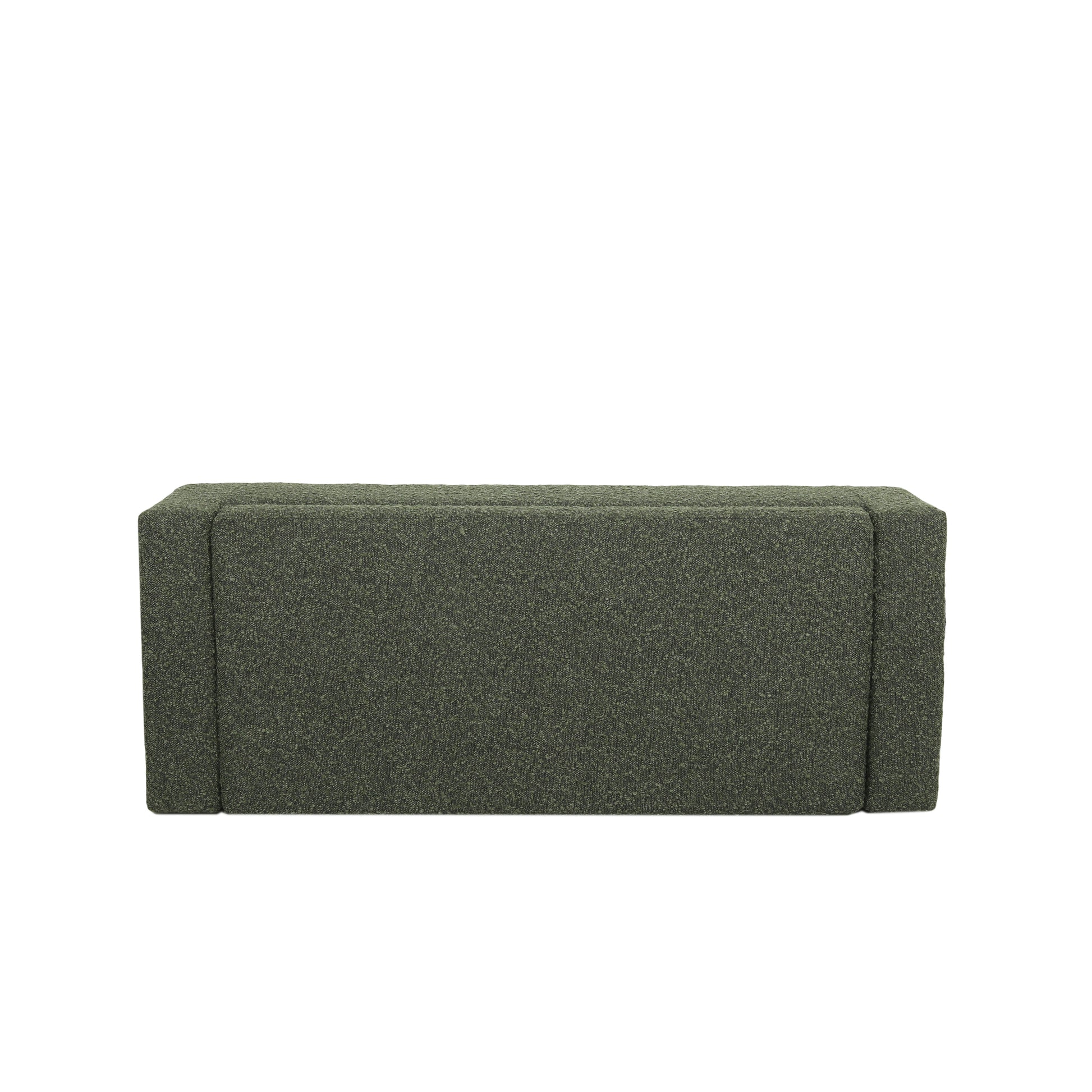 Storage Ottoman Blackish Green Fabric