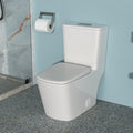 Ceramic One Piece Toilet,Dual Flush With Soft Clsoing Seat White Ceramic