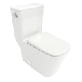 Ceramic One Piece Toilet,Single Flush With Soft Clsoing Seat White Ceramic