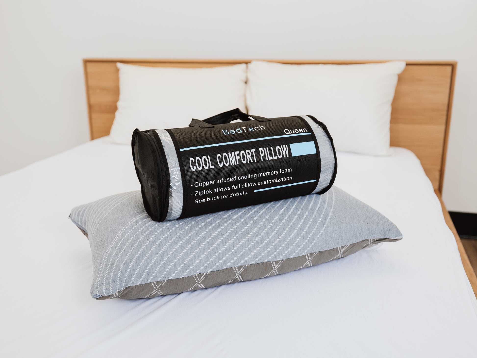 Cool Comfort Pillow - White Foam