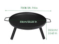 Fireplace Portable Fire Pit Grill Fire Pit Backyard Party Stove Round Brick Iron