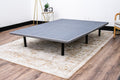 Upholstered Platform Frame King King Black Gray Upholstered