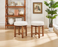 Dining Room Chair 1 Pc, Wood Dining Chair, Boucle