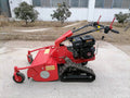 Professional Commercial Rotary Lawn Mower For High And Thick Grass Red Iron