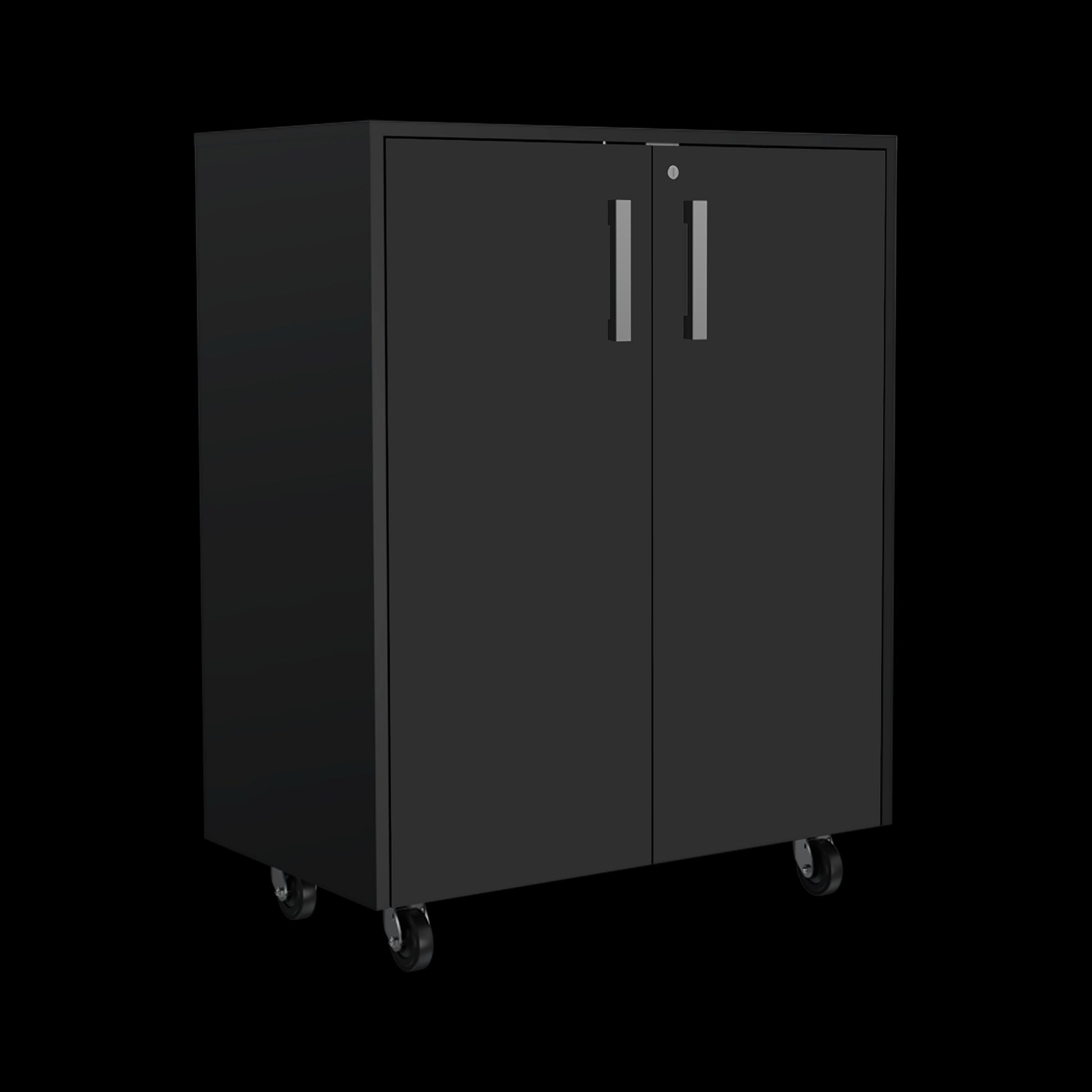 Black 5 Piece Garage Set Black Wood