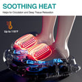 Shiatsu Foot Massager With Heat And Deep Kneading Therapy, Air Compression, Vibration For Pain Relief And Circulation, Open Toe Style,Home Or Office Use Grey Abs Abs Pc