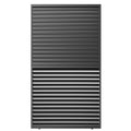 Louver Grille 1 3 13Ft Aluminum Frame & Louvers Black Aluminium