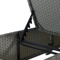 Outdoor Sofa Pe Rattan Furniture Deck Chair Gray Rattan Yes Complete Patio Set Gray Seats 2 Uv Resistant Frame Water Resistant Cushion Garden & Outdoor American Design,American Traditional 2 Person Seating Group Polyester Pe Rattan Iron Waterproof Fabric