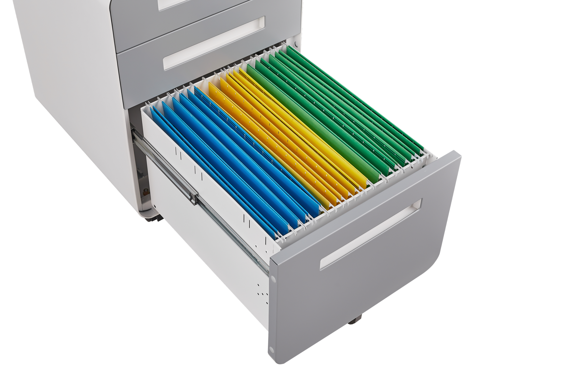 3 Drawer Mobile File Cabinet Under Desk Office,Simple Style Versatile Storage Cabinet For Legal Letter A4 Files, 5 Wheel Design Anti Tilting Cold Rolled Steel Waterproof Moisture Proof Black Filing Cabinets 3 4 Drawers White Gray Mobile Modern Metal