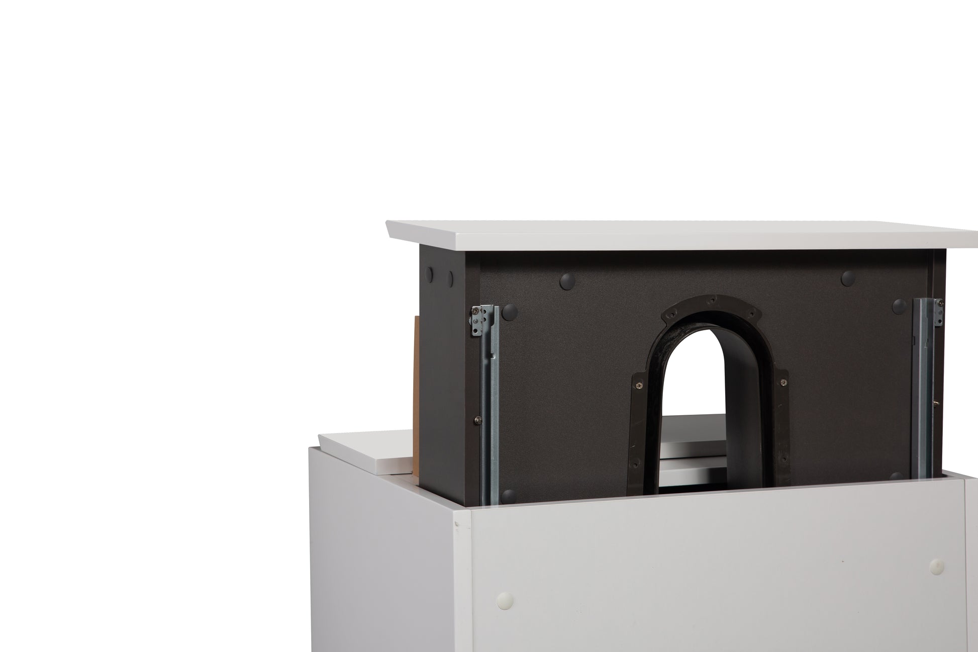 24'' Wall Hung Bathroom Vanity In Gloss White With White Top Glossy White Mdf