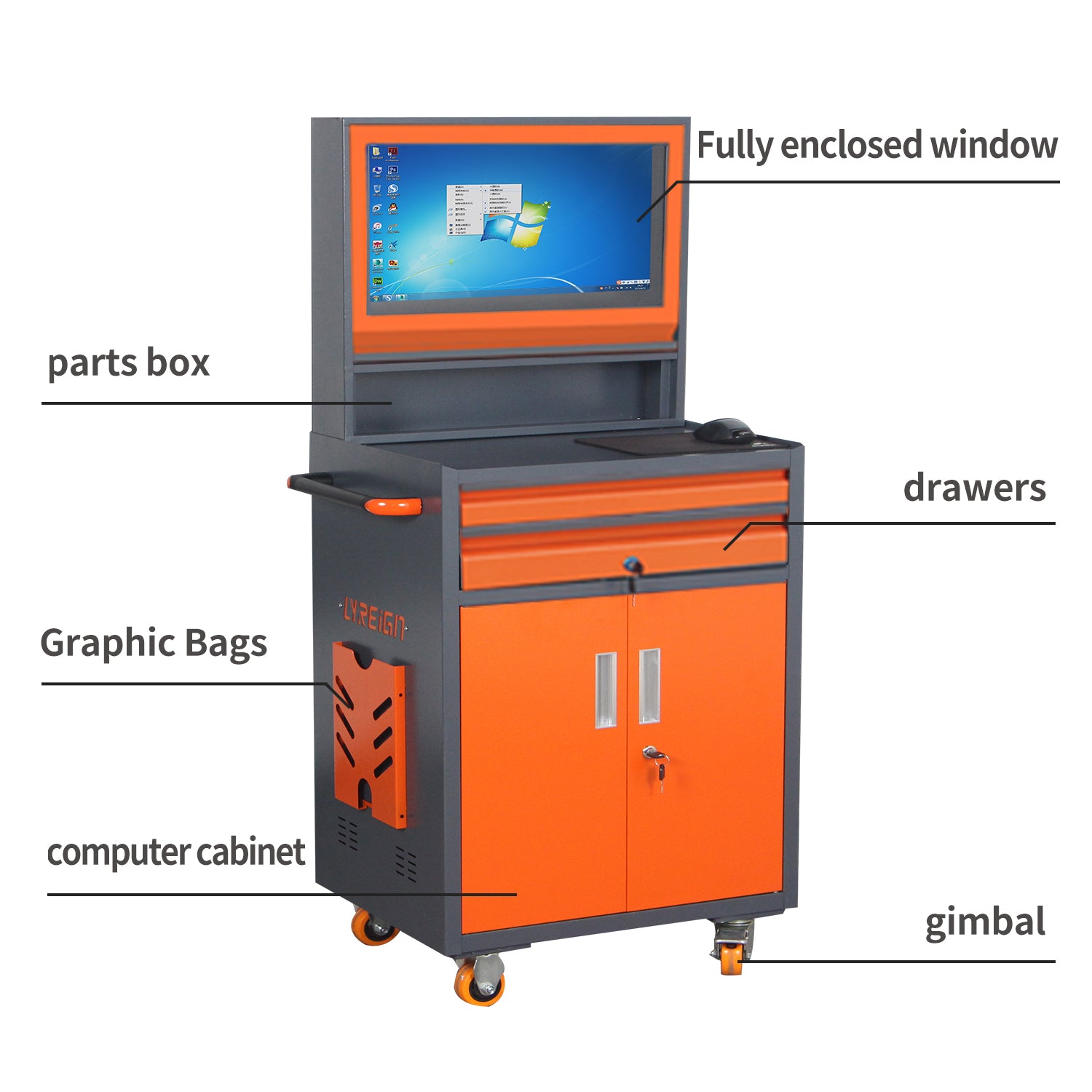 Industrial Pc Cabinet Metal Computer Cabinet -