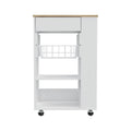 Blosson Kitchen Cart, One Drawer, Two Open