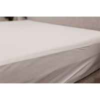 Quiet Comfort Mattress Protectoer Split Top Cal King White Polyester