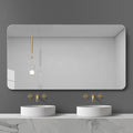 Bathroom Vanity Mirrorwall Mounted Mirror For Bathroom Anti Fog Waterproof Clear Glass