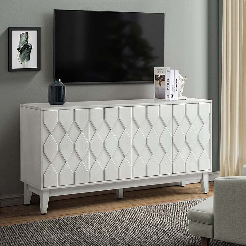 Lincoln 60 Wide Sideboard White - White Kitchen