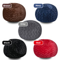 Faux Fur Bean Bag Chair, Navy 5Ft Cozy And Stretchable Fabric Lounger For Children And Adults With Easy Clean Cover, Comfortable Faux Fur Seating For Bedrooms, Filled With Shredded And Memory Foam. Navy Faux Fur