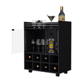 Minneapolis Bar Cart With Integrated 8 Bottle