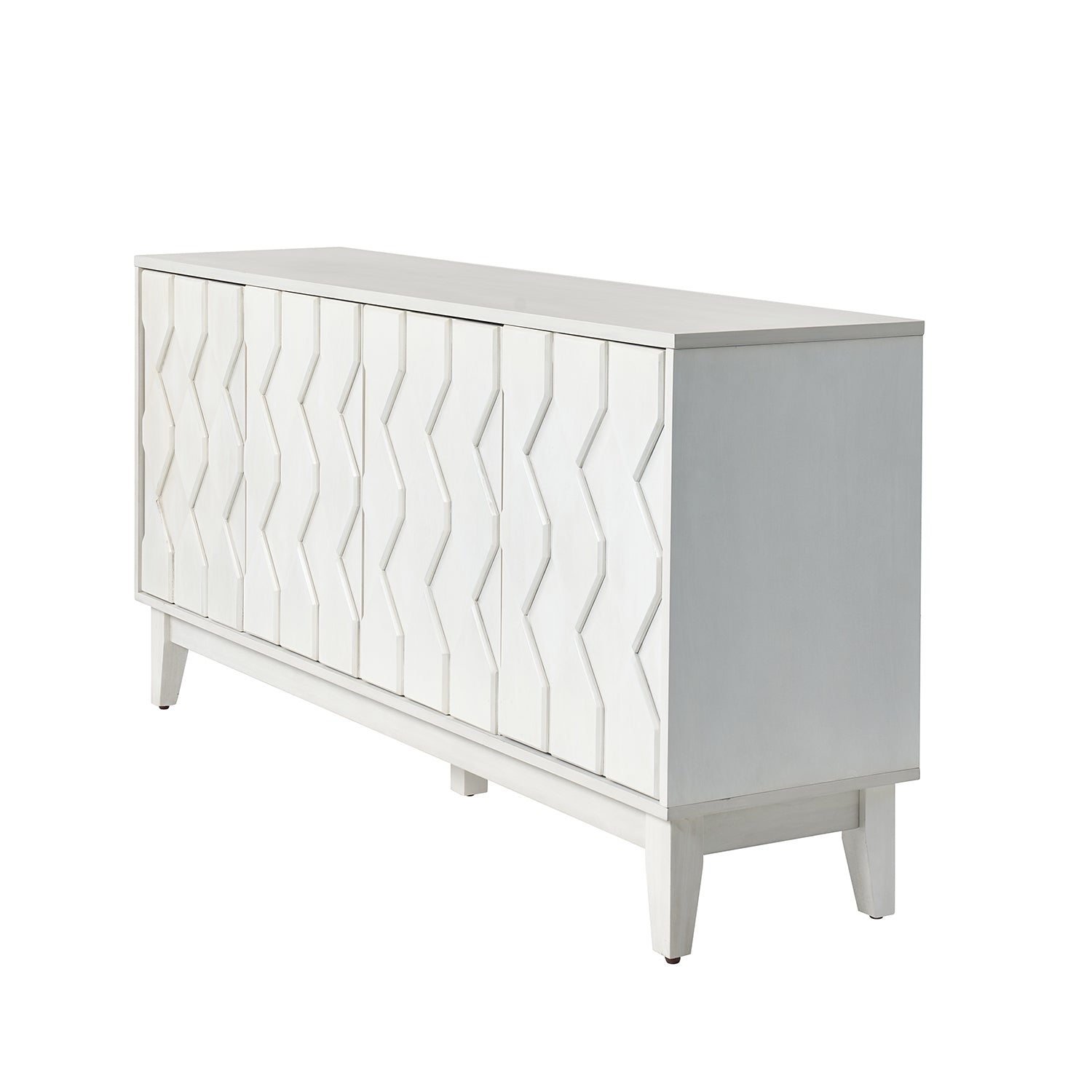 Lincoln 60 Wide Sideboard White - White Kitchen