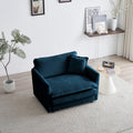 2 Seater Loveseat And Chair Set, 2 Piece Sofa & Chair Set, Loveseat And Accent Chair2 Piece Upholstered Chenille Sofa Living Room Couch Furniture 1 2 Seat ,Blue Chenille Blue Chenille 3 Seat